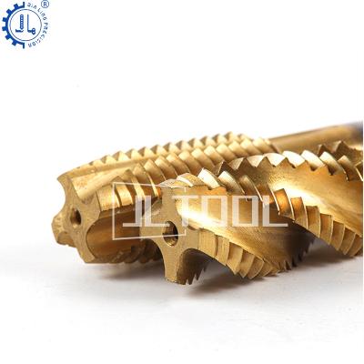 China CNC Milling Machining Titanium Coating Spiral Screw Tap For Iron Steel With Heat And Wear Resistance Spiral Groove Tap With Coating for sale