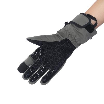 China 100% Polyester Windproof Battery Heated Motorcycle Gloves for sale