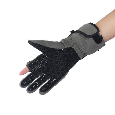 China Windproof Finger Exposed USB Rechargeable Heated Gloves for sale