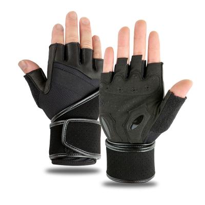 China Breathable Wristband Cycling Extended Breathable Wear-resistant Dumbbell Running Dumbbell Fitness Sports Gloves Custom Gloves for sale