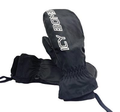 China High Quality Polyester Windproof Winter, Custom Logo Waterproof Windproof PU Ski Gloves For Adults for sale