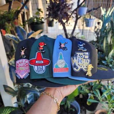 China Custom China Logo Hat Pins Exclusive Fitted Hat Pin For Hat Club With Glow Color for sale