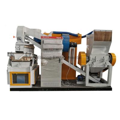 China Automatic Copper Cable Granulator Copper Wire Separator Machine Scrap Waste Cable Granulator Recycle Machine Plant For Granule for sale