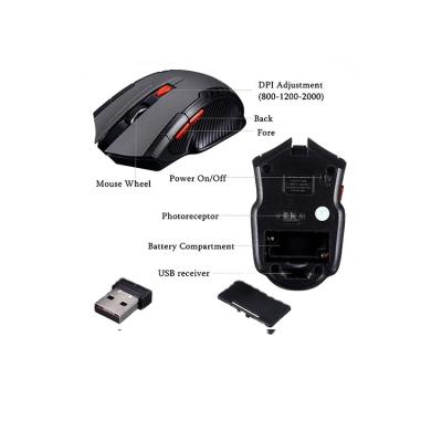 China Wholesale original factory 3D computer mouse 2.4G driver wireless usb mouse for OEM and custom LOGO for sale