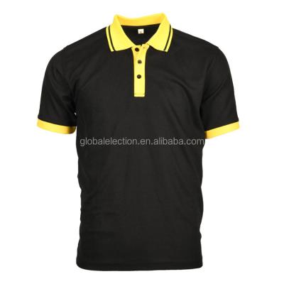 China Anti-wrinkle china manufacturer 100 cotton embroidered men plus size polo T-shirt knit 100% cotton T-shirt 160gsm polo t-shirt for men for sale