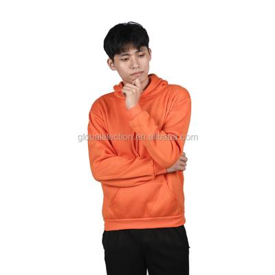 China custom logo polyester fleece fabric sublimation hoodies hooded men Anti-wrinkle sweatshirt for sale