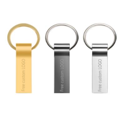 China Promotion\Business\Custom Flash Logo Pendrive Ring Usb Pen Drive 8GB 16GB Mini Usb Stick 3.0 Key Chain Drive 64GB 32GB Mini Metal Usb 3.0 Wholesale School\Office for sale