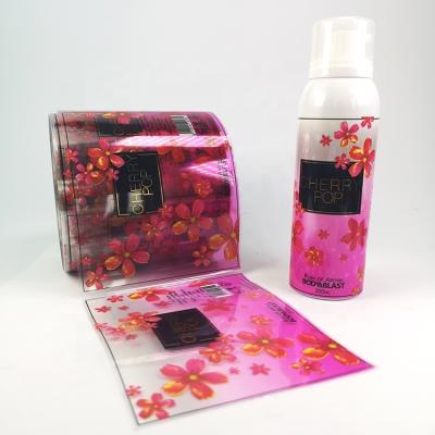 China High Quality Waterproof Adhesive Label Waterproof Clear Printing For Shampoo Bottle for sale