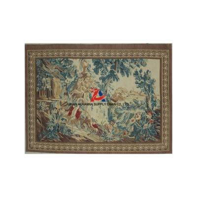 China Plastic Wool Antique Aubusson Wall Hanging Tapestry Vintage French Style With High Quality for sale