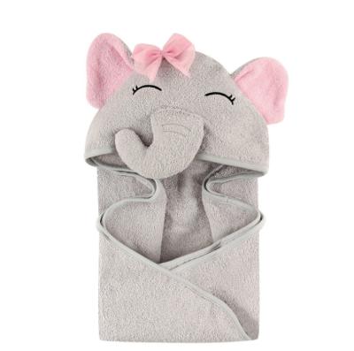 China China Supplier Antimicrobial QUICK DRY Cartoon Organic Bamboo Fiber Design Absorbent Baby Bath Towel Blanket Hooded Blanket for sale