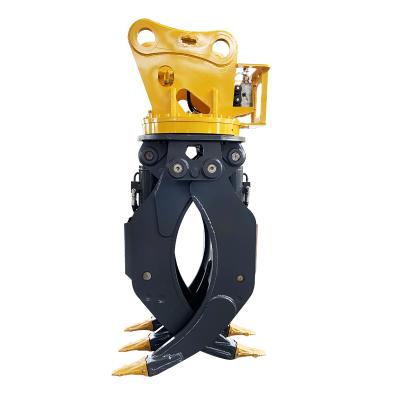 China Farms Excavator Attachments Turning Wood Grapples Forestry Machinery Grapples for sale