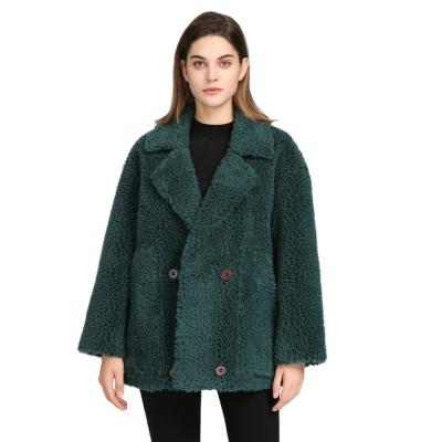 China Fashionable Customized Plus Size Warm Women Winter Jacket Faux Fur Anti-Shrink Coat For Ladies for sale