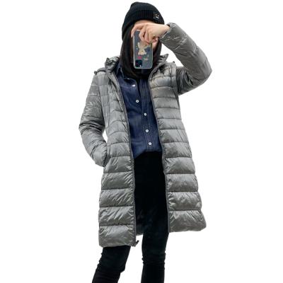 China Wholesale Breathable Warm Hooded Ladies Long Plus Size For Women Winter Stripper Coat Down Jacket for sale