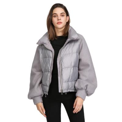 China Customized Parride Hooded Faux Fur Collar Stripper Down Ladies Plus Size Women Winter Jacket Bubble Coat for sale