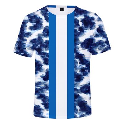 China Other Wholesale Custom Dye Short Sleeve Tie Dye Men's And Women's T-Shirts 3D Factory Pattern Sports Digital Printing Casual Fashion for sale