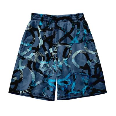 China Anti-wrinkle summer beach pants Hawaiian factory fashion digital printed custom wholesale casual trend 3D men's and women's shorts for sale