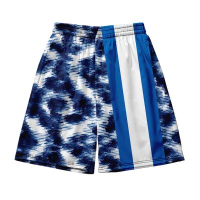 China Anti-wrinkle summer beach pants digital printed custom wholesale casual fashion 3D link men's and women's short pants from hawaiian dye factory for sale