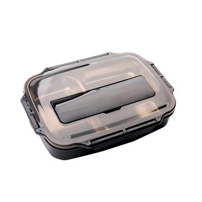 China 18/10 Microwavable Custom Plastic Insulated Stainless Steel Lunch Boxes Bento Lunch Box For Kids for sale