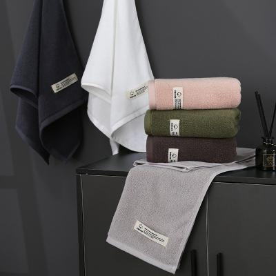 China Sustainable Luxury Home Living Room 6 Colors Hand Towels 100% Cotton Bath Towel Set for sale