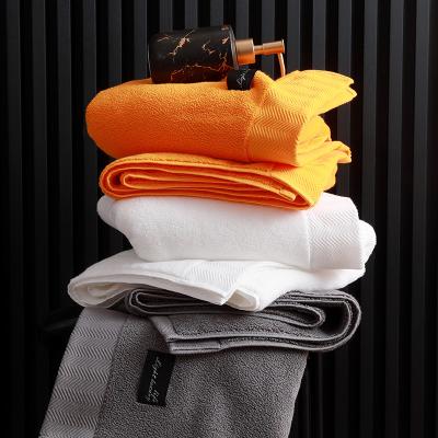 China High Gram Weight Cotton 5 Star Hotel Bath Towel Gift Large Size 100% Bath Towel for sale