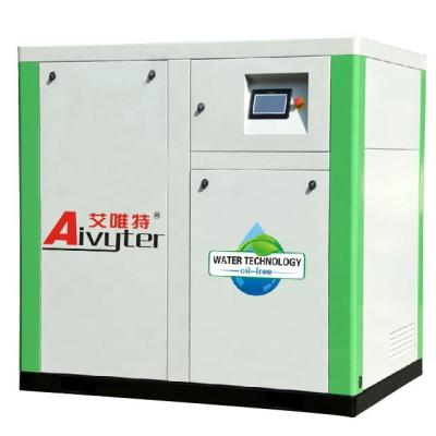 China 15HP 11Kw 8 Bar Germany Standard Stainless Steel Oil Free Oil Free Screw Air Compressor for sale