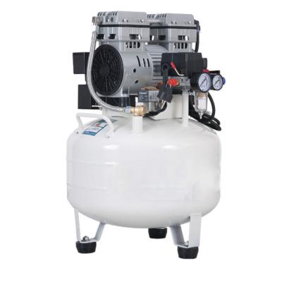 China 680w Dental Air Compressor Oil Free Silent Oil Free With Tank for sale