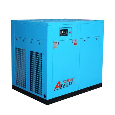 China 110KW 150HP Lubricated Oil Injected Compression Screw Two Stage Air Compressor For Sale for sale