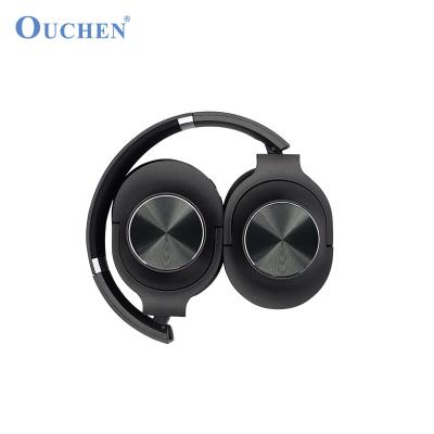 China Professional Noise-cancelling Adjustable Foldable Active Noise Canceling BT 5.0 Headband Headphones Over Ear Headphones for sale