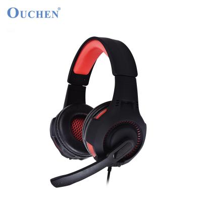 China Headband 1.2m 4ft Cord 3.5mm Gaming Headset Over Ear Headphones For PS4 And PC With MIC for sale