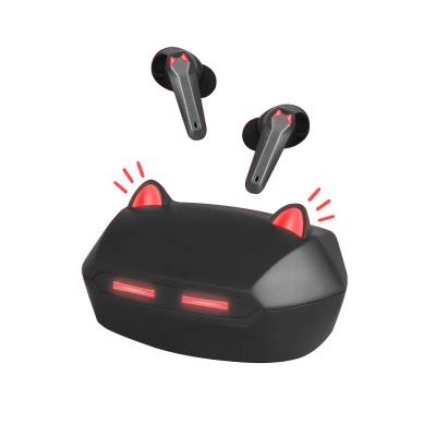 China Private In-ear Mold TWS Earbuds Gaming Earphone OH-G02 TWS Wireless BT Gaming Earphone With RGB Cute Cat Ear for sale