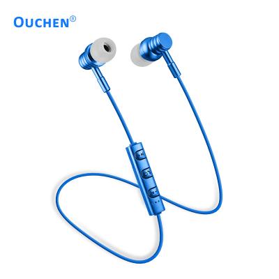 China In-ear Fashion Metal In Ear Wireless BT Earphone With Microphone For Mobile Phone for sale