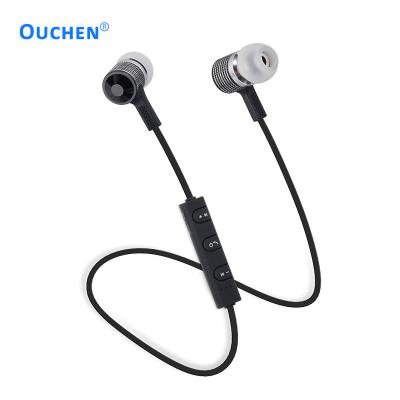 China BT 4.2 In-Ear Metal Bass Flat Cable Stereo Deep Good Sound Wireless Earphone for sale