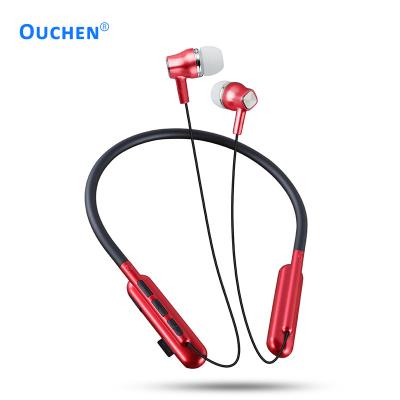 China Neckband Radio 5.0 Neckband Sports TF Cards Earphone with MIC and Volume Controls Sweat Proof Headset for OEM for sale