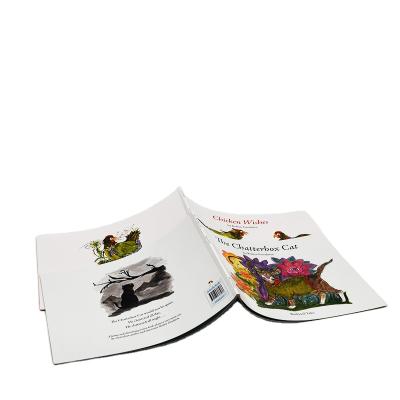 China paper & High Quality Cardboard Customize Kids Story Book Softcover Printing for sale