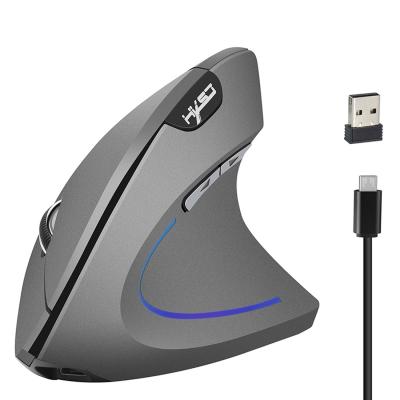 China Mini In Stock Fast Shipping 2.4GHz Radio 4 Keys Adjustable Ergonomic Optical Vertical Mouse for sale