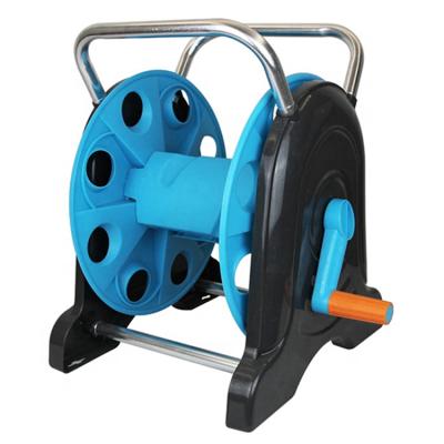 China Adjustable Plastic Portable Water Garden PP Hose Irrigation Water Hose Hanger Reel Trolley for sale