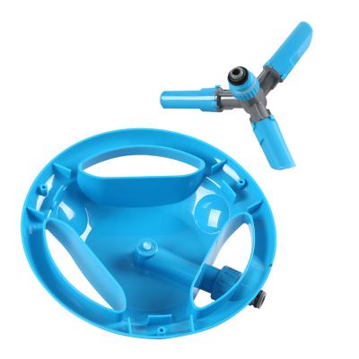 China Outdoor Garden China Manufacturer Three Arm Garden Use Lawn Plastic 360 Degree Rotating Water Sprinkler for sale