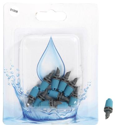 China Eco-Friendly Agriculture Endline X10pcs Hot Selling Adjustable Micro Tape Sprinkler Irrigation System Drip Head for sale