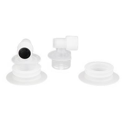 China Non Spill Bag In BIB Box Plastic Pouch Large Plastic Pouch Valve Spout Caps for sale