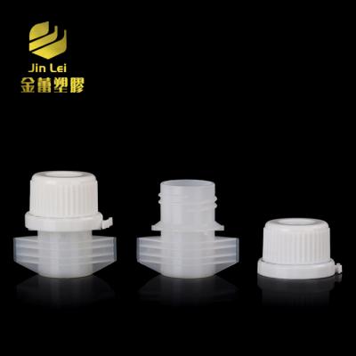 China Non Spill 20mm No Plastic Card Slot Nozzle Cap For Food Grade for sale