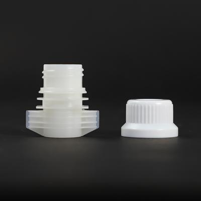 China Non Spill Spout Plastic Screw Cap For Water Bag Juice Pouch Special Vial Good Design 20mm for sale