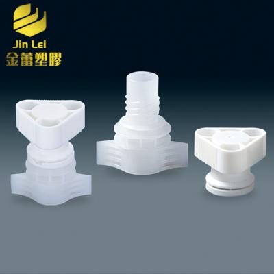 China Non spill 10mm plastic spout and cap for hot sale beverage doypack silica gel cap for sale