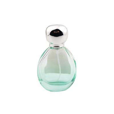 China Personal Care 35ml Green Water Drop Perfume Bottle for sale