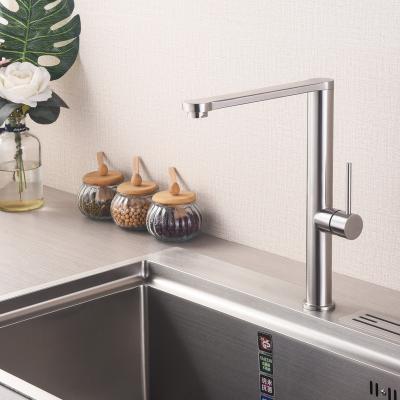 China Other Favorable 2022 Kitchen Stainless Steel 304 Price Hot And Cold Faucet Wholesale for sale