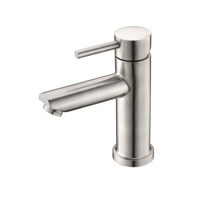 China Hot Selling Handy 304 Stainless Steel Pull Out Handy Hot And Cold Single Lever Bathroom Taps Basin Mixer Tap for sale