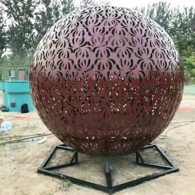 China China Decoration Metal Globe Outdoor Stainless Steel Sculpture for sale