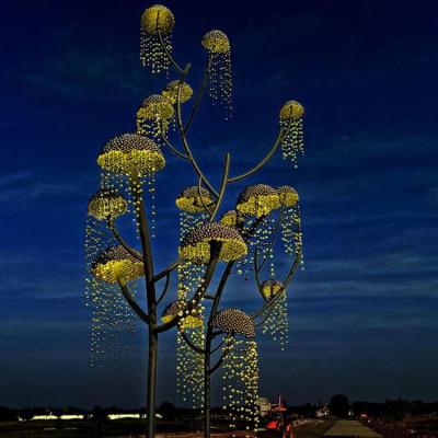 China China Garden Public Art Metal Decoration Art Polish High Quality Outdoor Modern Tree Sculpture for sale