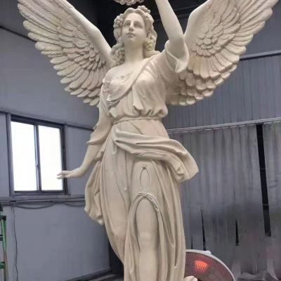 China China Art Deco Large Design Fiberglass Angel Statue For Sale for sale