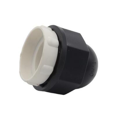 China ABS/PA66/PP/PC/PMMA/PSU/PCTG/TPE/TPU/PBT medical plastic parts with internal and external thread injection plastic nut for sale