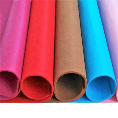 China Sustainable Customized Colors Craft Felt Paper Nonwoven Felt Fabric , Industrial Polyester Felt for sale